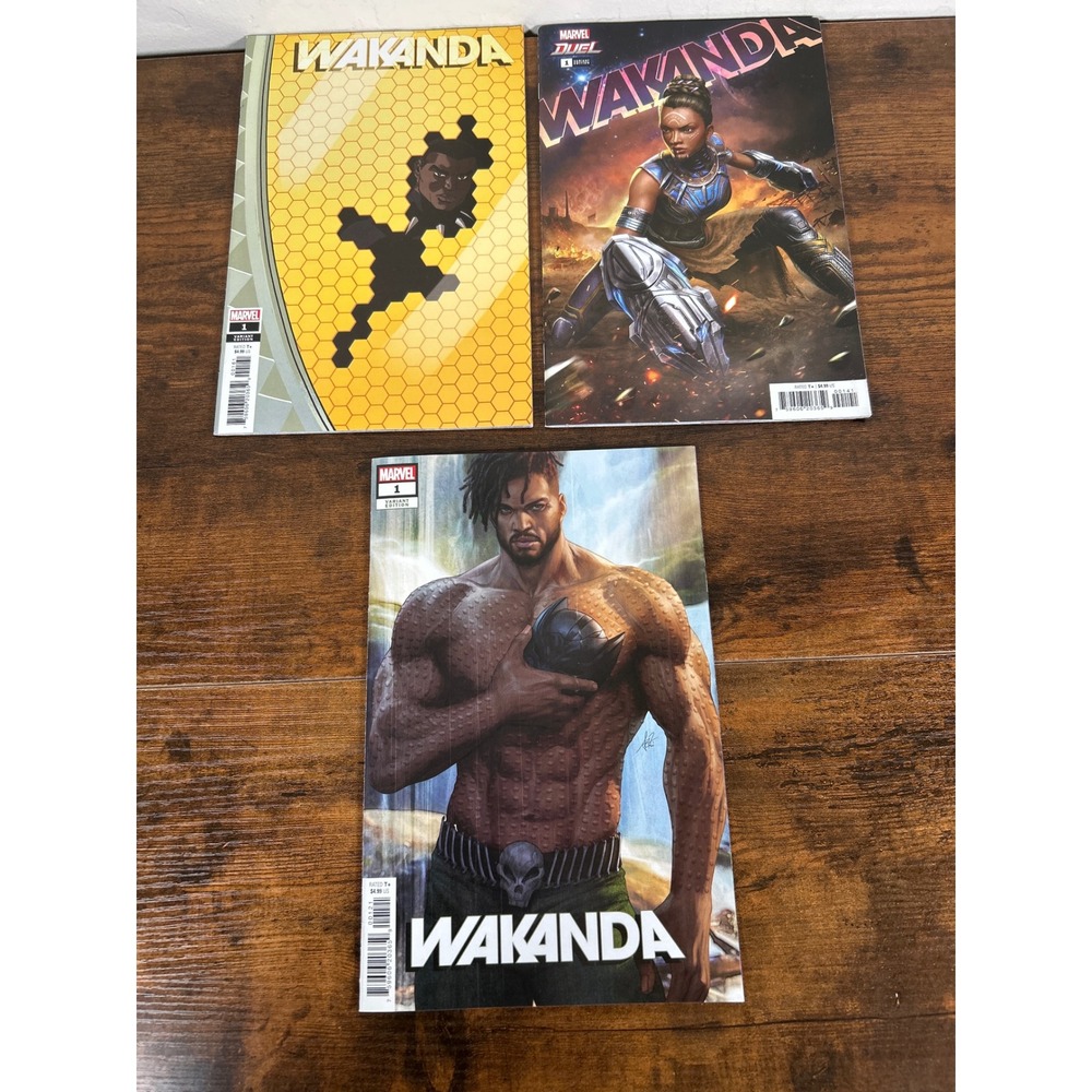 Wakanda 1 Variant Lot Marvel Comics 2022 Artgerm Shuri Nakayama Black Panther 3